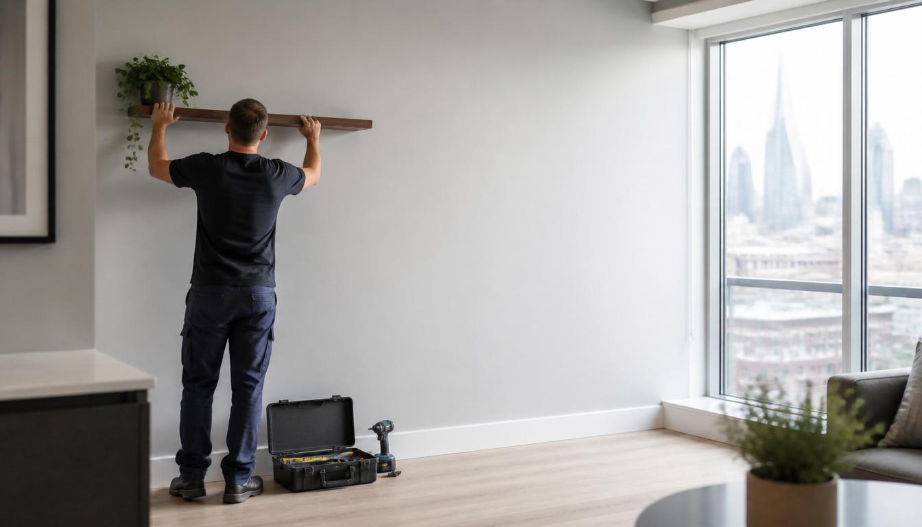 Quick Smart Handyman at work in a London and surrounding home